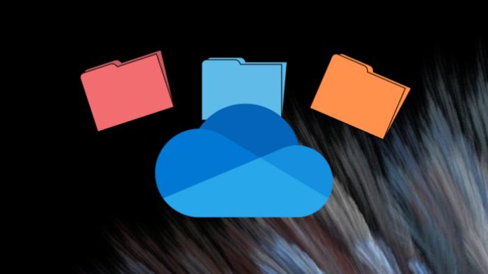 Colored folder in onedrive folder file explorer