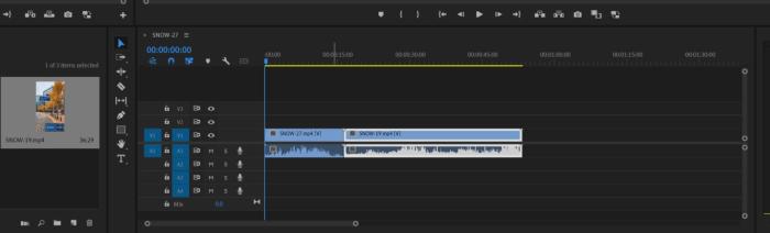 Adobe Premiere Pro move or drag clips on the timeline