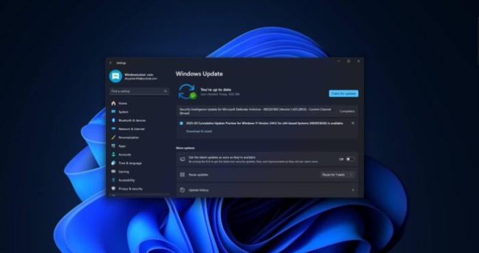 Windows 11 KB5053656 for 24H2 Windows 11 KB5053656 for 24H2