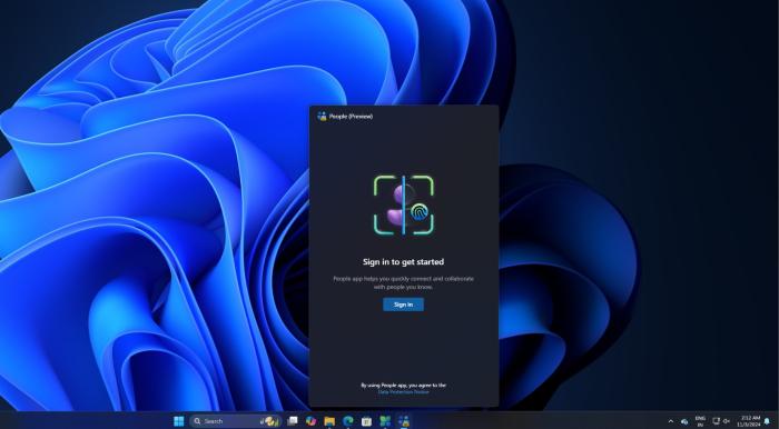 Windows 11 new People app leaks