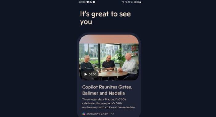 Copilot on Android