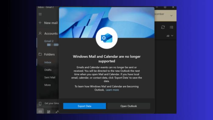Windows Mail discontinued by Microsoft Windows Mail discontinued by Microsoft