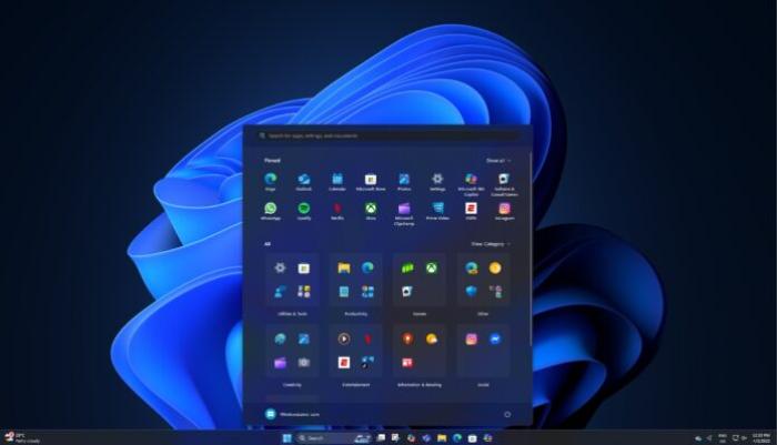 Windows 11 25H2 Start menu Windows 11 25H2 Start menu