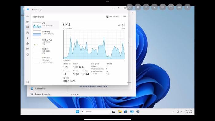 Windows 11 ARM on iPad