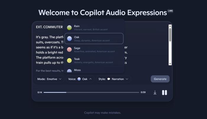selecting copilot style mode