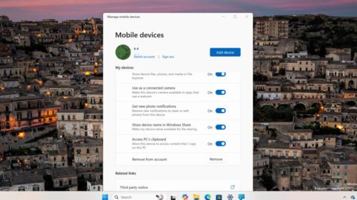 windows 11 mobile device access pc clipboard