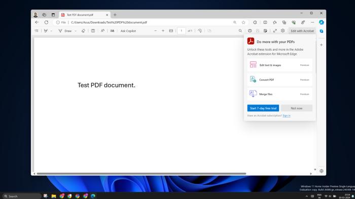 微软Edge现已在Windows 11上提供AI音频翻译功能，但...